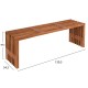 ΠΑΓΚΑΚΙ FB99829 ΜΑΣΙΦ ΞΥΛΟ TEAK ΣΕ ΦΥΣΙΚΟ 139,5x34,5x48,5Υεκ.