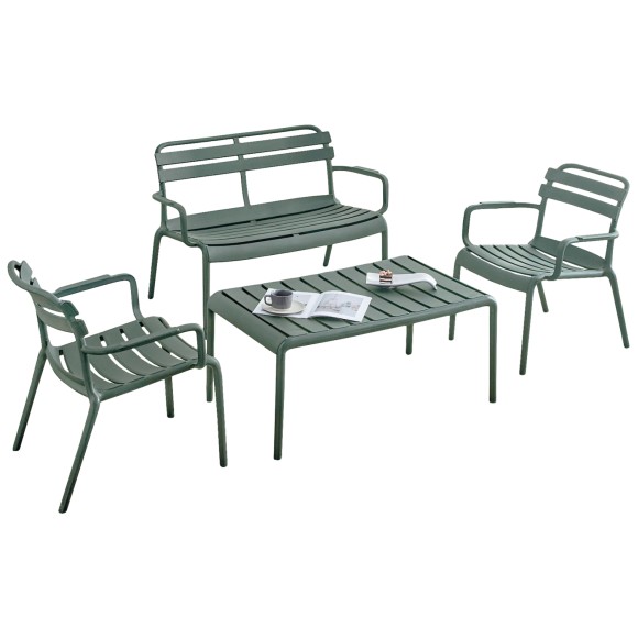 ΣΕΤ ΣΑΛΟΝΙ ΕΞΩΤΕΡΙΚΟΥ ΧΩΡΟΥ 4ΤΜΧ FB921096.01 ΠΟΛΥΠΡΟΠΥΛΕΝΙΟ ΛΕΥΚΟ