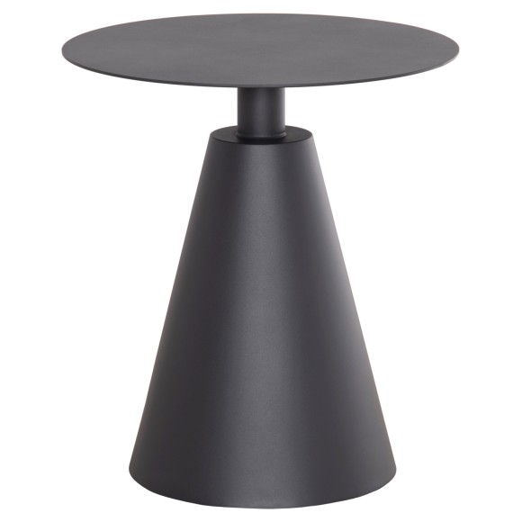 ΤΡΑΠΕΖΑΚΙ ΒΟΗΘ. ΣΤΡΟΓΓΥΛΟ ΕΞ.ΧΩΡΟΥ FB96270.01 ΓΚΡΙ ΑΛΟΥΜΙΝΙΟ Φ50x56Υεκ.