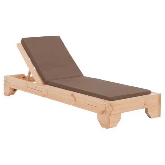 ΞΑΠΛΩΣΤΡΑ ΜΕ ΜΑΞΙΛΑΡΙ FB910775.04T ΞΥΛΟ ΠΕΥΚΟΥ--TEXTILENE ΜΟΚΑ 79x204x77Υεκ