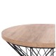 ΒΟΗΘΗΤΙΚΟ ΤΡΑΠΕΖΙ ΣΑΛΟΝΙΟΥ FB918038.03 MDF TOP ΣΕ ΣΟΝΑΜΑ-ΜΕΤΑΛΛΟ Φ45x50Υεκ.