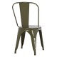 ΚΑΡΕΚΛΑ ΜΕΤΑΛΛΙΚΗ FB98641.43 ΣΕ DARK OLIVE GREEN 44x47x84.5Υεκ.