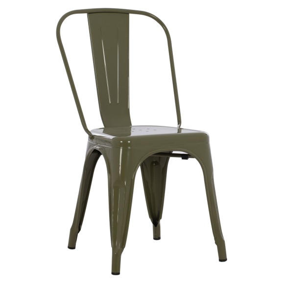 ΚΑΡΕΚΛΑ ΜΕΤΑΛΛΙΚΗ FB98641.43 ΣΕ DARK OLIVE GREEN 44x47x84.5Υεκ.