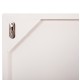 ΠΙΝΑΚΑΣ ΤΕΤΡΑΓΩΝΟΣ FB94507 MDF ΣΕ ΥΠΟΛΕΥΚΟ ΧΡΩΜΑ 80x4(πάχος)x80Υεκ.
