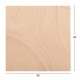 ΠΙΝΑΚΑΣ ΤΕΤΡΑΓΩΝΟΣ FB94520 MDF ΣΕ ΜΠΕΖ ΧΡΩΜΑ 80x4(πάχος)x80Υεκ.