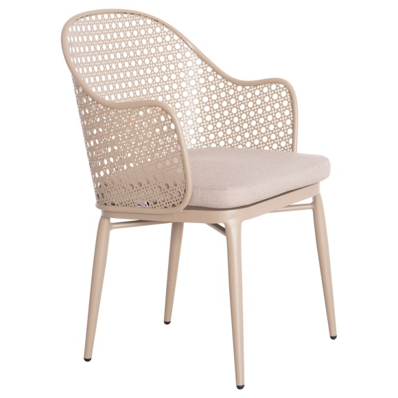 ΠΟΛΥΘΡΟΝΑ ΑΛΟΥΜΙΝΙΟΥ FB96268.03 ΚΑΠΟΥΤΣΙΝΟ-ΜΑΞΙΛΑΡΙ ΜΠΕΖ 58x55x83Υεκ.