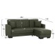 ΚΑΝΑΠΕΣ ΚΡΕΒΑΤΙ ΓΩΝΙΑ ΑΝΑΣΤΡΕΨΙΜΗ DARK OLIVE FB93244.05 202x140x78Yεκ.