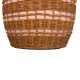 ΒΟΗΘΗΤΙΚΟ ΤΡΑΠΕΖΙ FB918166 FIBER CEMENT ΡΟΖ-RATTAN ΦΥΣΙΚΟ Φ44.5x45Υεκ.