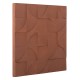 ΠΙΝΑΚΑΣ ΤΕΤΡΑΓΩΝΟΣ FB94524 MDF ΣΕ ΚΑΦΕ ΧΡΩΜΑ 80x5(πάχος)x80Υεκ.