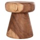 ΣΚΑΜΠΟ-ΤΡΑΠΕΖΑΚΙ ΣΤΡΟΓΓΥΛΟ FB99793.11 ΜΑΣΙΦ ΞΥΛΟ SUAR-ΦΥΣΙΚΟ Φ40x45Υεκ.