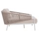 DAYBED FB96474.02 ΛΕΥΚΟ ΑΛΟΥΜΙΝΙΟ--ΣΧΟΙΝΙ--OLEFIN 157x147x88Υεκ