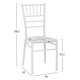ΚΑΡΕΚΛΑ ΠΟΛΥΠΡΟΠΥΛΕΝΙΟΥ CATERING TIFFANY FB98058.31 ΛΕΥΚΟ 39x46x89Υεκ.