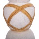 ΔΙΑΚΟΣΜΗΤΙΚΟ ΒΑΖΟ ΔΑΠΕΔΟΥ FB94672.02L TERRACOTTA ΛΕΥΚΟ--RATTAN Φ32x62.5Υεκ.