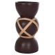 ΔΙΑΚΟΣΜΗΤΙΚΟ ΒΑΖΟ ΔΑΠΕΔΟΥ FB94672.07L TERRACOTTA ΣΟΚΟΛΑΤΙ-RATTAN Φ32x62.5Υεκ