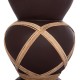 ΔΙΑΚΟΣΜΗΤΙΚΟ ΒΑΖΟ ΔΑΠΕΔΟΥ FB94672.07S TERRACOTTA ΣΟΚΟΛΑΤΙ-RATTAN Φ27.5x50Υεκ