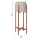 ΓΛΑΣΤΡΑ ΕΣΩΤ.ΧΩΡΟΥ FB94684.03L FIBER CEMENT ΧΡΩΜΑ ΓΚΡΙ--ΒΑΣΗ TEAK Φ27x66Υ