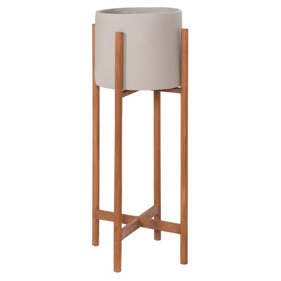 ΓΛΑΣΤΡΑ ΕΣΩΤ.ΧΩΡΟΥ FB94684.03L FIBER CEMENT ΧΡΩΜΑ ΓΚΡΙ--ΒΑΣΗ TEAK Φ27x66Υ