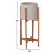 ΓΛΑΣΤΡΑ ΕΣΩΤ.ΧΩΡΟΥ FB94684.03S FIBER CEMENT ΧΡΩΜΑ ΓΚΡΙ--ΒΑΣΗ TEAK Φ27x56Υ