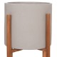 ΓΛΑΣΤΡΑ ΕΣΩΤ.ΧΩΡΟΥ FB94684.03S FIBER CEMENT ΧΡΩΜΑ ΓΚΡΙ--ΒΑΣΗ TEAK Φ27x56Υ