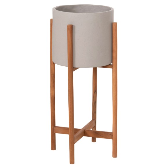 ΓΛΑΣΤΡΑ ΕΣΩΤ.ΧΩΡΟΥ FB94684.03S FIBER CEMENT ΧΡΩΜΑ ΓΚΡΙ--ΒΑΣΗ TEAK Φ27x56Υ