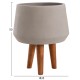 ΓΛΑΣΤΡΑ ΕΣΩΤ.ΧΩΡΟY FB94680.03M FIBER CEMENT ΓΚΡΙ--ΒΑΣΗ TEAK Φ35x50Υεκ