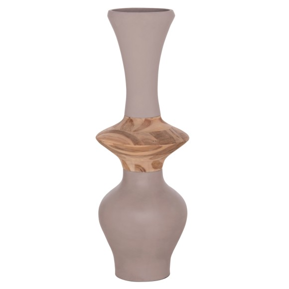 ΔΙΑΚΟΣΜΗΤΙΚΟ ΒΑΖΟ ΔΑΠΕΔΟY FB94660.05S FIBER CEMENT TAUPE--ΞΥΛΟ ΤΕΑΚ Φ45x115Υεκ