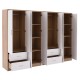 ΝΤΟΥΛΑΠΑ 8ΦΥΛΛΗ FB921237.02 ΜΕΛΑΜΙΝΗ SONAMA & ΛΕΥΚΟ 241x42,5Χ180,5Υεκ.
