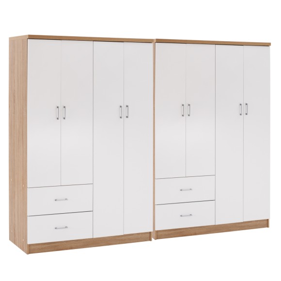 ΝΤΟΥΛΑΠΑ 8ΦΥΛΛΗ FB921237.02 ΜΕΛΑΜΙΝΗ SONAMA & ΛΕΥΚΟ 241x42,5Χ180,5Υεκ.