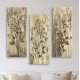 ΠΙΝΑΚΑΣ ΤΡΙΠΤΥΧΟ MDF RED FLOWERS AND BERRIES FB97204.01 60x50x0,3 εκ.