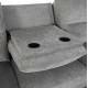 ΣΕΤ ΚΑΝΑΠΕΣ-ΠΟΛΥΘΡΟΝΑ RELAX FB910736.03 ΓΚΡΙ ΥΦΑΣΜΑ-ΗΛ.ΑΝΑΚΛΙΣΗ [R]