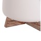 ΓΛΑΣΤΡΑ ΕΣ.ΧΩΡΟΥ FB94674.02L ΛΕΥΚΟ FIBER CEMENT--TEAK ΒΑΣΗ 29x29x23,5Υεκ.