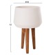 ΓΛΑΣΤΡΑ ΕΣΩΤ.ΧΩΡΟΥ FB94680.02L FIBER CEMENT ΛΕΥΚΟ--ΒΑΣΗ TEAK Φ38x62Υεκ