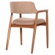 ΠΟΛΥΘΡΟΝΑ FB918259 TEAK WOOD ΜΕ ΣΑΜΠΑΝΙ ΥΦΑΣΜΑ 57x52x76Υεκ.