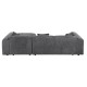 ΚΑΝΑΠΕΣ ΓΩΝΙΑ FB93275.04R ΑΝΘΡΑΚΙ ΥΦΑΣΜΑ 110-282x98-160x72Υεκ.