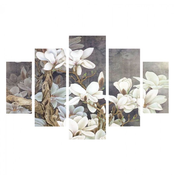 ΠΕΝΤΑΠΤΥΧΟΣ ΠΙΝΑΚΑΣ MDF MAGNOLIA KOBUS ​FB97207.01 82X56x0,3 εκ.