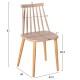 ΣΕΤ ΤΡΑΠΕΖΑΡΙΑΣ 5ΤΜΧ FB921181 MDF TOP ΣΕ ΦΥΣΙΚΟ-ΣΚΕΛΕΤΟΣ ΣΕ ΦΥΣΙΚΟ
