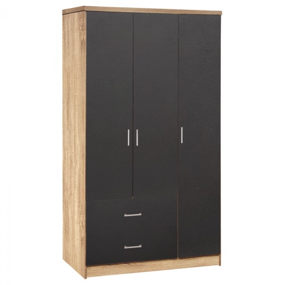 ΝΤΟΥΛΑΠΑ 3ΦΥΛΛΗ ME 2 ΣΥΡΤΑΡΙΑ FB9340.04 SONAMA ΜΕ ΓΚΡΙ 89x42,5Χ181εκ.