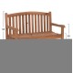 ΠΑΓΚΑΚΙ ΚΗΠΟΥ 2ΘΕΣΙΟ FB96651 ΞΥΛΟ TEAK--ΦΥΣΙΚΟ 120x60x95Υεκ.