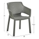 ΠΟΛΥΘΡΟΝΑ ΠΟΛΥΠΡΟΠΥΛΕΝΙΟΥ FB96368.05 DARK OLIVE GREEN 60x55x79Υεκ
