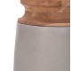 ΔΙΑΚΟΣΜΗΤΙΚΟ ΒΑΖΟ ΔΑΠΕΔΟΥ FB94662.03S FIBER CEMENT ΓΚΡΙ--ΞΥΛΟ ΤΕΑΚ Φ34x60Υεκ.