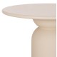 ΤΡΑΠΕΖΙ ΤΡΑΠΕΖΑΡΙΑΣ ΣΤΡΟΓΓΥΛΟ FB96582.02 ΜΠΕΖ FIBER CEMENT Φ130x73Υεκ