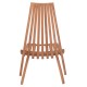 ΠΟΛΥΘΡΟΝΑ LOUNGE ΠΤΥΣΣΟΜΕΝΗ FB918112 ΞΥΛΟ TEAK--ΦΥΣΙΚΟ 61x88.5x89Υεκ.