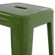ΣΚΑΜΠΟ ΜΠΑΡ ΜΕΤΑΛΛΙΚΟ FB98642.53 ΣΕ LIGHT OLIVE GREEN 43x43x78Υεκ.