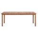 ΤΡΑΠΕΖΙ ΟΡΘΟΓΩΝΙΟ FB96616 ΞΥΛΟ TEAK--ΦΥΣΙΚΟ 200x100x75Υεκ.