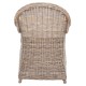 ΠΟΛΥΘΡΟΝΑ ΜΕ ΕΚΡΟΥ ΜΑΞΙΛΑΡΙ FB99536 ΚΑΦΕ RATTAN 63x65x87Υεκ.