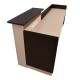 ΓΡΑΦΕΙΟ ΥΠΟΔΟΧΗΣ FB92068.01 ΜΕΛΑΜΙΝΗ ΣΕ WENGE-ΜΠΕΖ 240x80x106Υεκ.