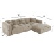 ΚΑΝΑΠΕΣ ΓΩΝΙΑ FB93275.01R ΜΠΕΖ ΥΦΑΣΜΑ 110-282x98-160x72Υεκ.