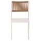 ΚΑΡΕΚΛΑ ΑΛΟΥΜΙΝΙΟΥ ΛΕΥΚΗ ΜΠΕΖ RATTAN & TEXTLINE FB95921.02 46x55,5x83Yεκ.
