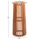 ΒΑΣΗ BAR STAND ΕΣΩΤ.ΧΩΡΟΥ ΜΕΣ.ΥΨΟΥΣ ΣΤΡΟΓΓΥΛΗ FB99857.11 MINDI ΞΥΛΟ ΣΕ ΦΥΣΙΚΟ Φ40x90Υεκ.