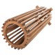 ΒΑΣΗ BAR STAND ΕΣΩΤ.ΧΩΡΟΥ ΜΕΣ.ΥΨΟΥΣ ΣΤΡΟΓΓΥΛΗ FB99857.11 MINDI ΞΥΛΟ ΣΕ ΦΥΣΙΚΟ Φ40x90Υεκ.